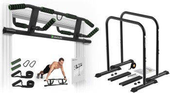 Adjustable Multi-Grip Pull Up & Dip Bars