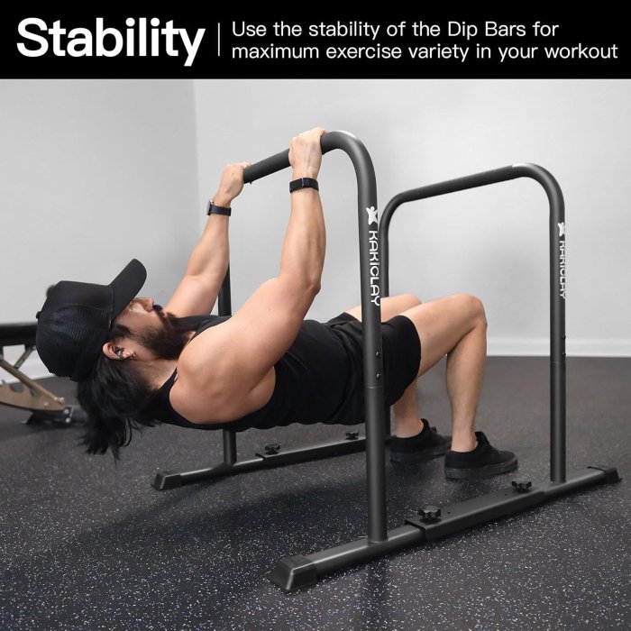 Adjustable Multi-Grip Pull Up & Dip Bars (image 5)