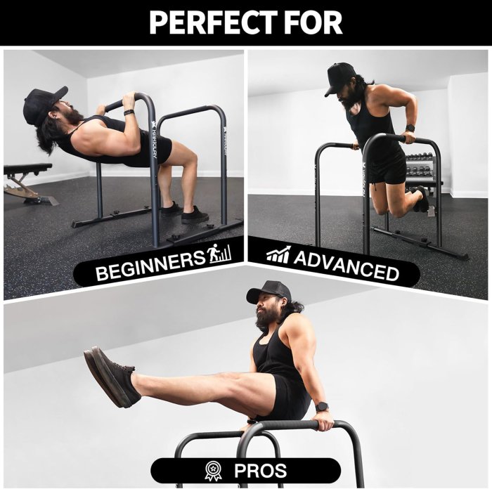 KAKICLAY Adjustable Dip Bars (image 5)