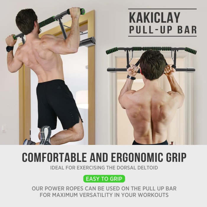 KAKICLAY Doorway Pull Up Bar - Multifunctional Chin Up Bar (image 2)