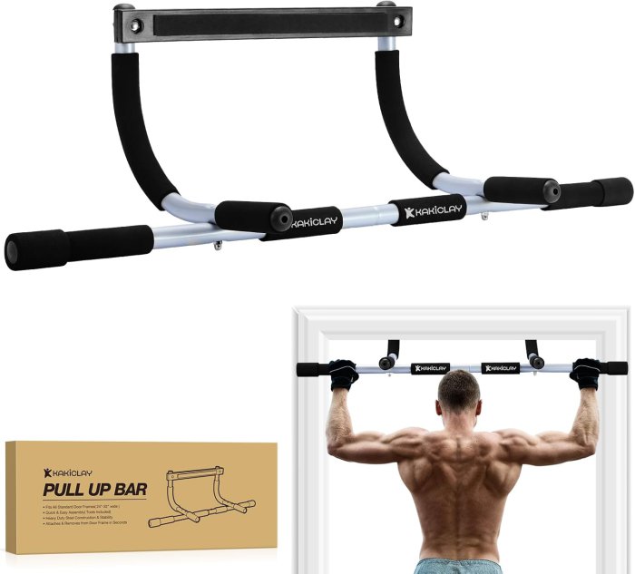 KAKICLAY Multi-Grip Pull Up Bar