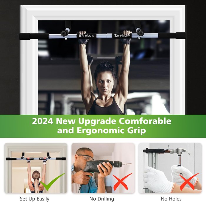 KAKICLAY Multi-Grip Pull Up Bar (image 5)
